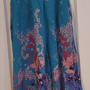 Maeve Teal Floral Jumpsuit